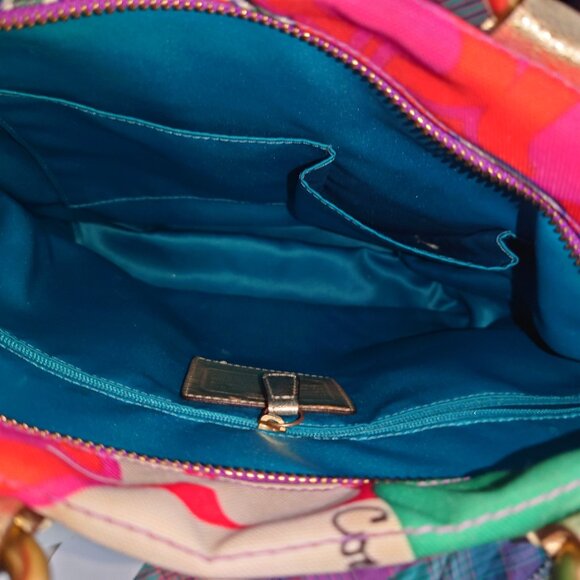 Coach Multicolor Poppy Tote - Picture 9 of 15